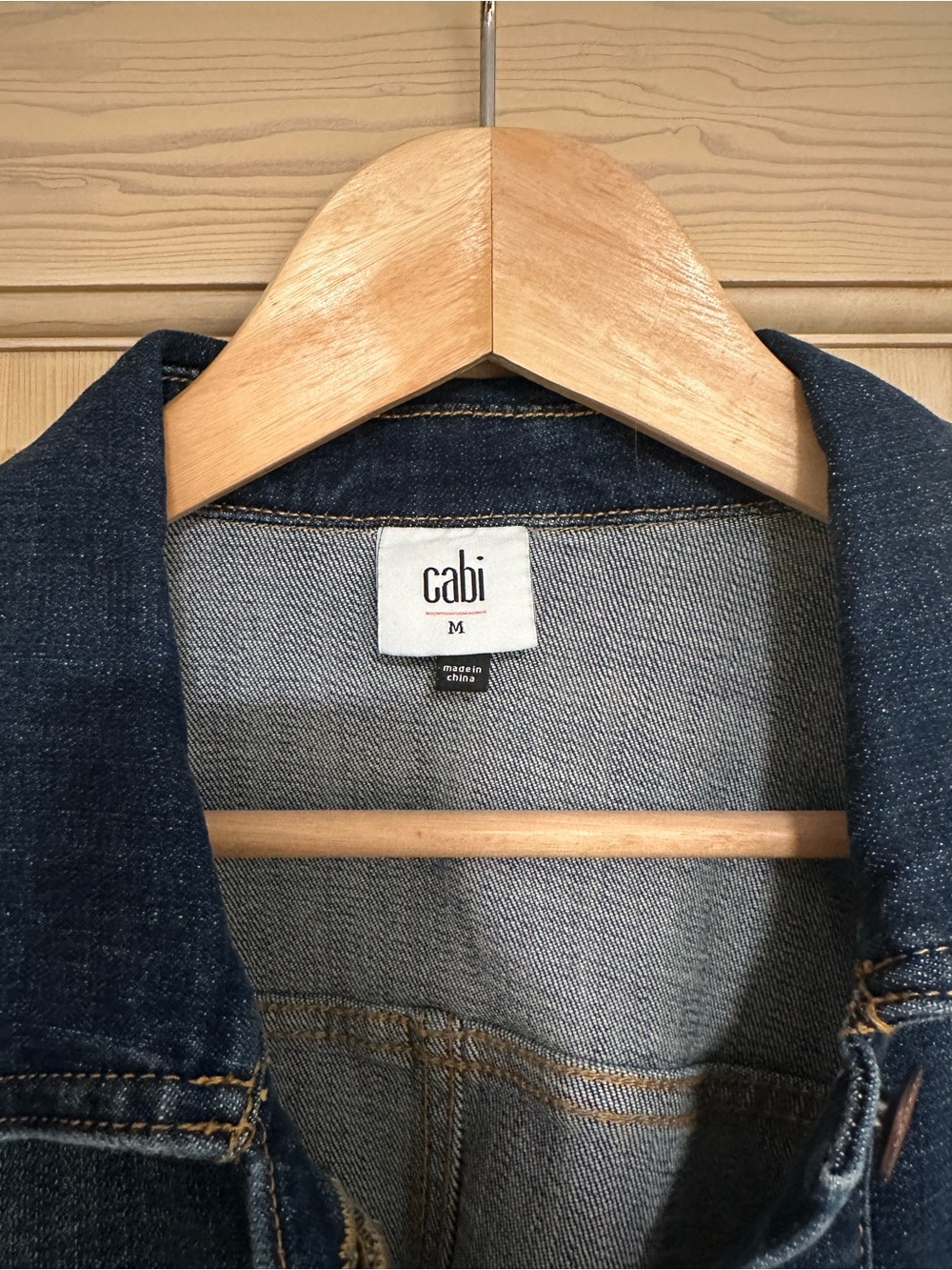 CAbi Dark Wash Denim Jacket - Picture 3 of 3